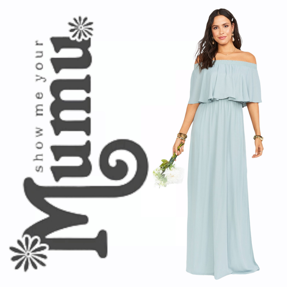 Show Me Your MuMu Hacienda Maxi Dress Silver Sage